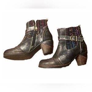 L’Artiste by Spring Step Nancies Boots Booties Boho Size 35 (4 US)